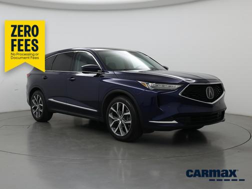 Blue 2023 Acura MDX Technology