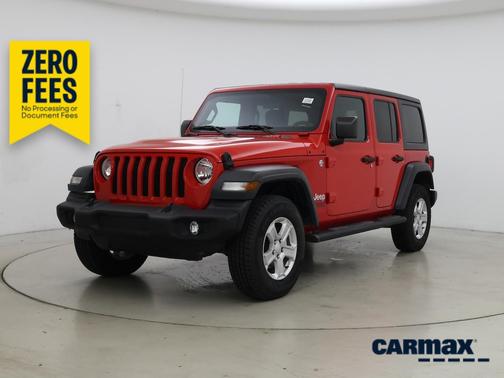 Red 2021 Jeep Wrangler Unlimited Sport