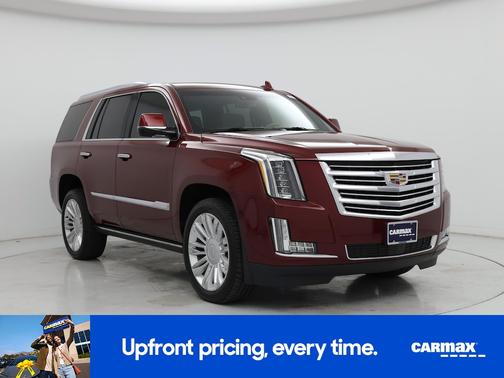 Burgundy 2019 Cadillac Escalade Platinum