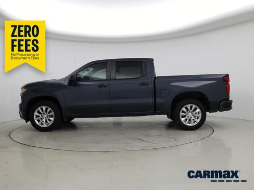 Blue 2019 Chevrolet Silverado 1500 Custom