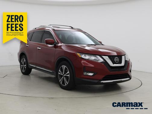 Red 2018 Nissan Rogue SL