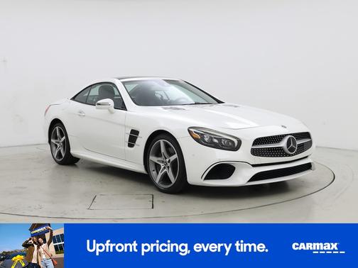 White 2020 Mercedes-Benz SL 550