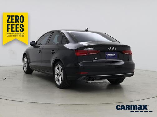 Black 2018 Audi A3 Premium