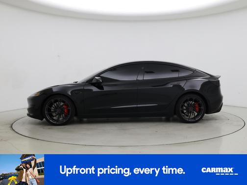 Black 2025 Tesla Model 3 Performance