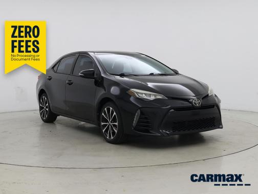 Black 2018 Toyota Corolla SE