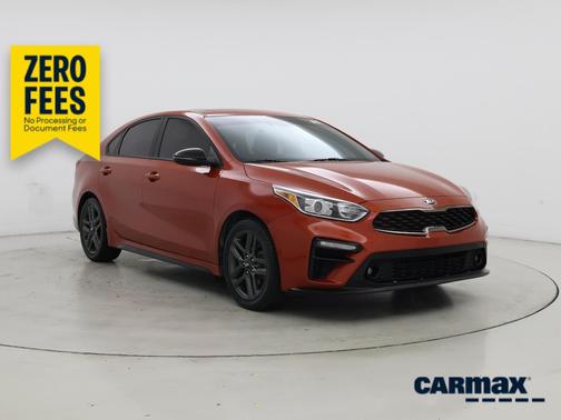 Orange 2021 Kia Forte GT-Line