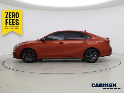 Orange 2021 Kia Forte GT-Line