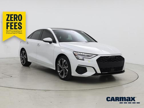 White 2023 Audi A3 Premium