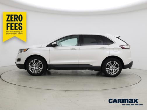 White 2015 Ford Edge Titanium
