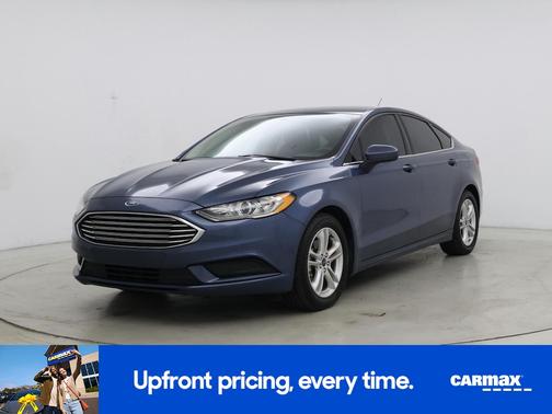 Blue 2018 Ford Fusion SE