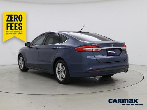 Blue 2018 Ford Fusion SE