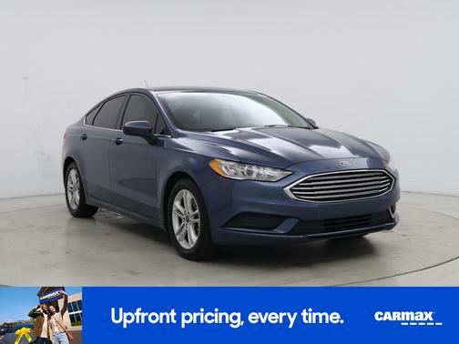 Blue 2018 Ford Fusion SE