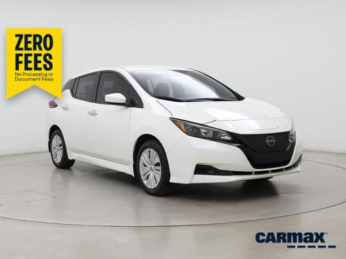 White 2023 Nissan Leaf S