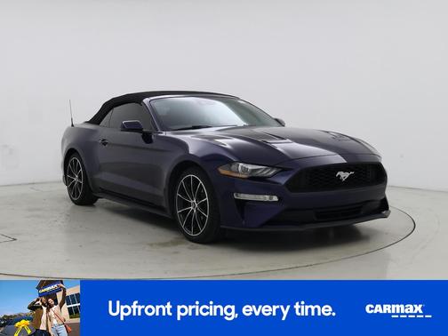 Blue 2020 Ford Mustang Ecoboost Premium