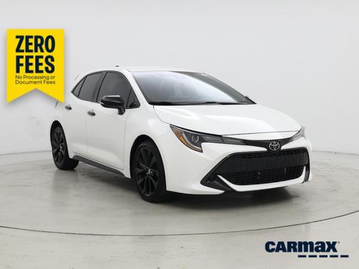 White 2022 Toyota Corolla Hatchback Nightshade