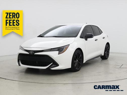 White 2022 Toyota Corolla Hatchback Nightshade