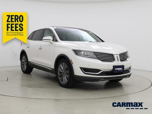 White 2016 Lincoln MKX Reserve