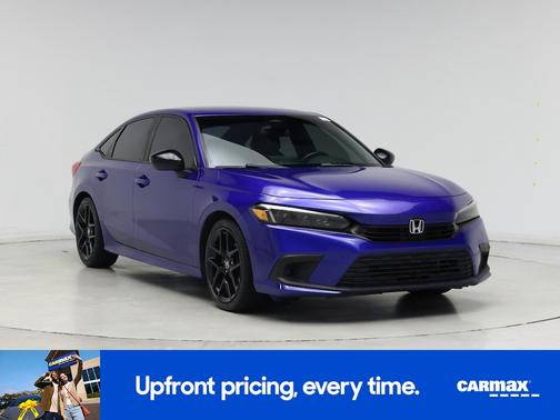 Blue 2022 Honda Civic Sport