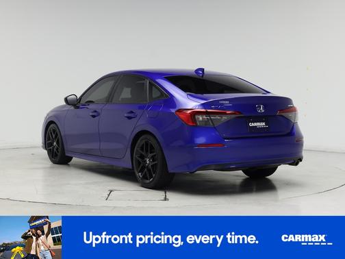 Blue 2022 Honda Civic Sport