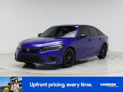 Blue 2022 Honda Civic Sport