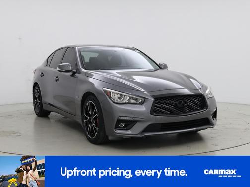 Gray 2020 INFINITI Q50 Luxe