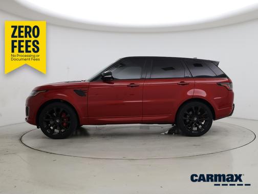 Red 2022 Land Rover Range Rover Sport HST