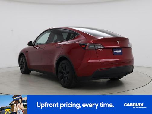 Red 2024 Tesla Model Y Long Range