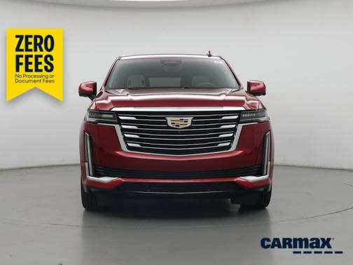 Red 2021 Cadillac Escalade Premium Luxury Platinum