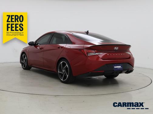 Red 2023 Hyundai ELANTRA N Line