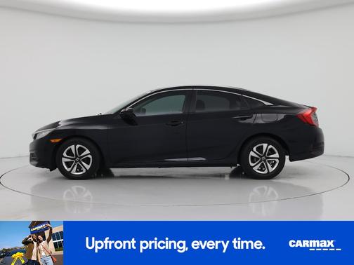 Black 2017 Honda Civic LX