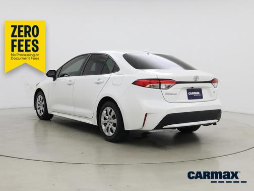 White 2022 Toyota Corolla LE