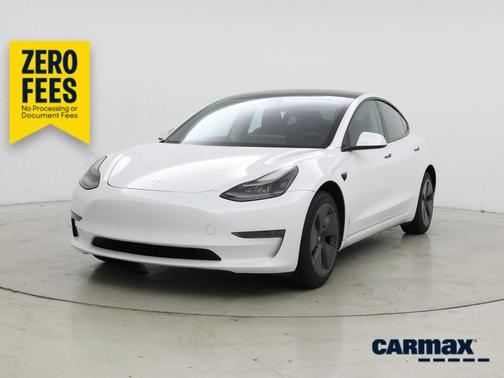White 2021 Tesla Model 3 Standard Range Plus
