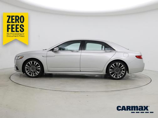 Silver 2017 Lincoln Continental Select