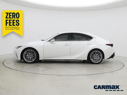 White 2024 Lexus IS 300