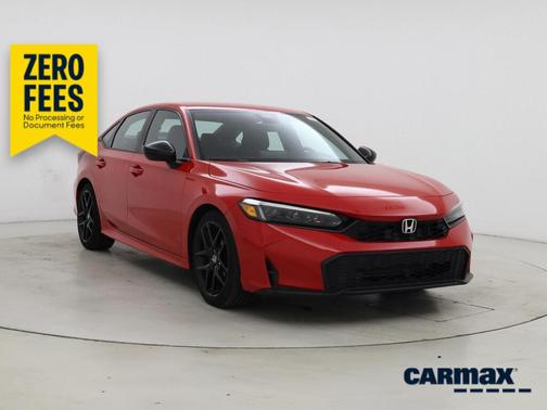 Red 2025 Honda Civic Sport