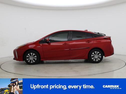 Red 2019 Toyota Prius LE