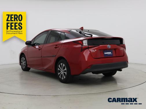 Red 2019 Toyota Prius LE