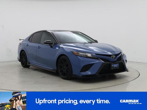 Blue 2022 Toyota Camry TRD