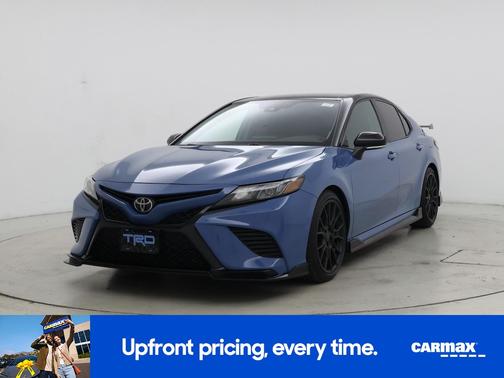 Blue 2022 Toyota Camry TRD