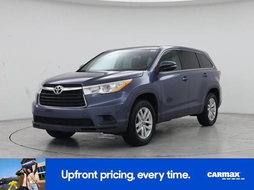 Blue 2014 Toyota Highlander LE