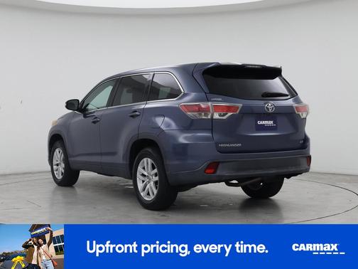 Blue 2014 Toyota Highlander LE