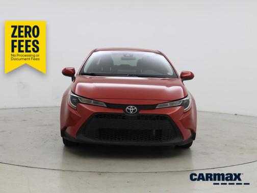 Red 2021 Toyota Corolla LE