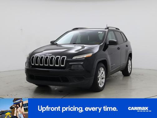 Black 2016 Jeep Cherokee Sport