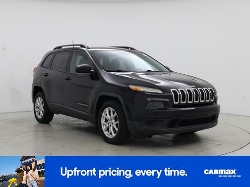 Black 2016 Jeep Cherokee Sport