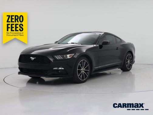 Black 2016 Ford Mustang Ecoboost Premium