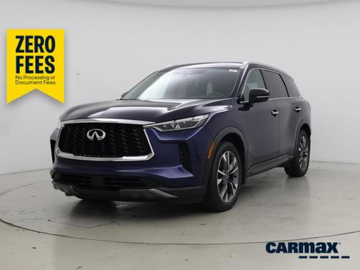 Blue 2022 INFINITI QX60 Luxe
