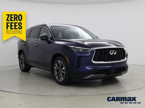 Blue 2022 INFINITI QX60 Luxe