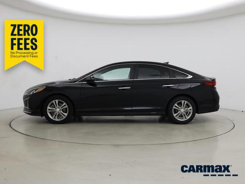 Black 2018 Hyundai SONATA SEL