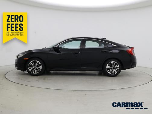 Black 2017 Honda Civic EX-L