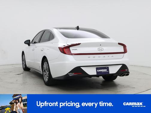 White 2021 Hyundai SONATA SEL